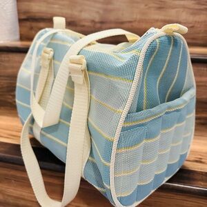Transparent Woven Tote Bag / Beach Bag / Multi-Purpose Organizer